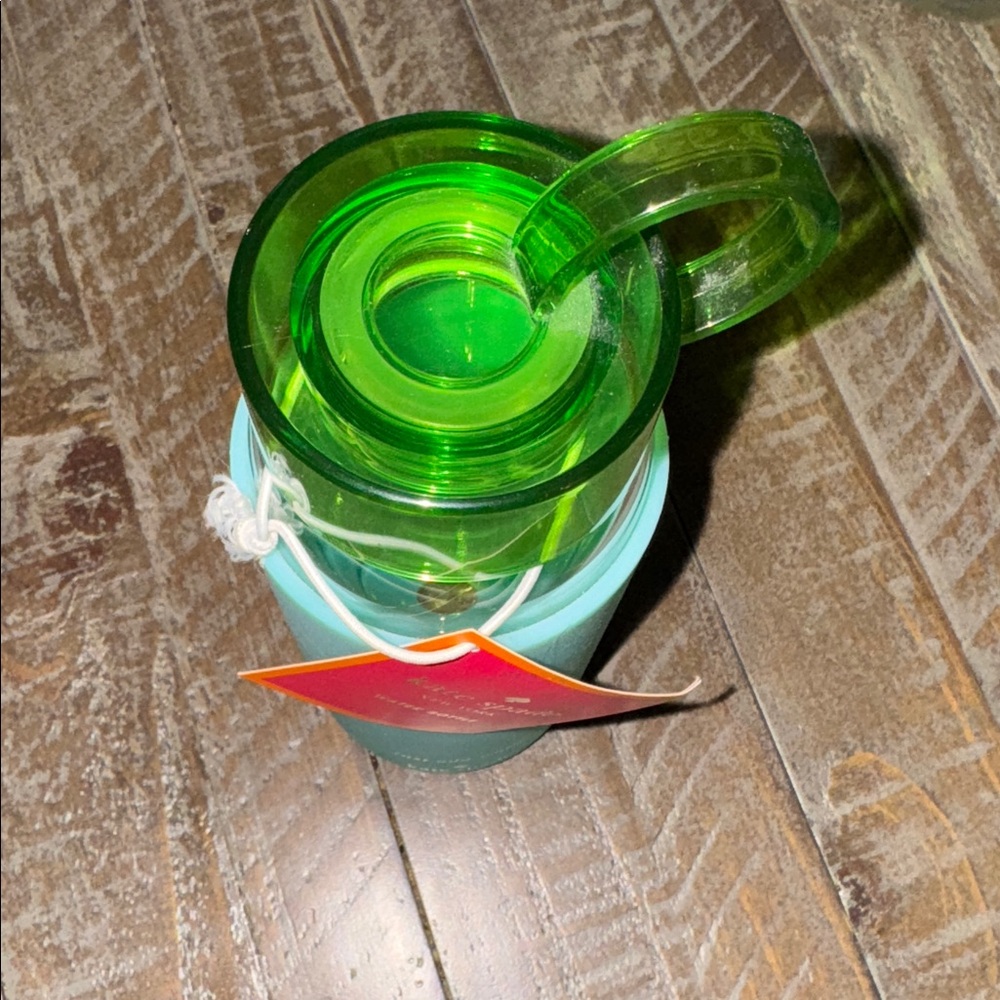 NWT, Kate Spade vintage glass water bottle with silicone sleeve . - Picture 6 of 6